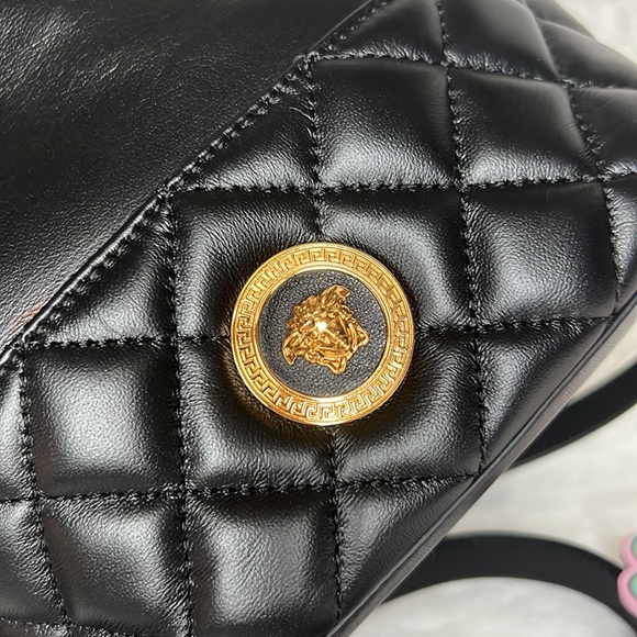 NWT Versace Lambskin bucket bag - Picture 9 of 10